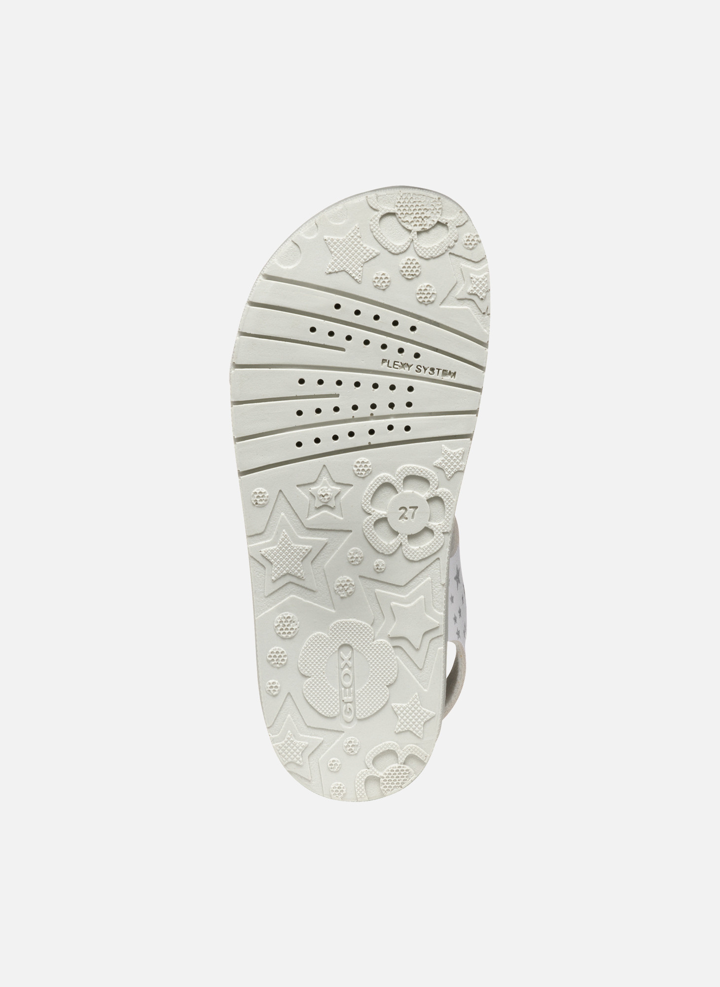 Sandales J SANDAL COSTAREI GI fille blanc Geox Sandales J SANDAL COSTAREI GI fille blanc Blanc