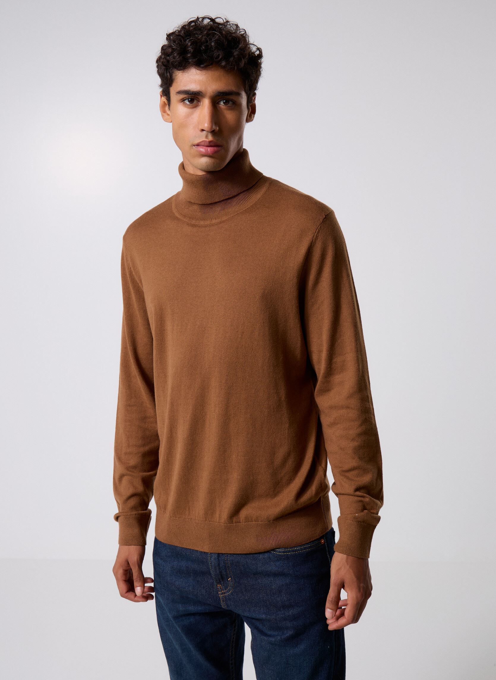 Pulls PROULI homme marron MADE BY Pulls PROULI homme marron marron