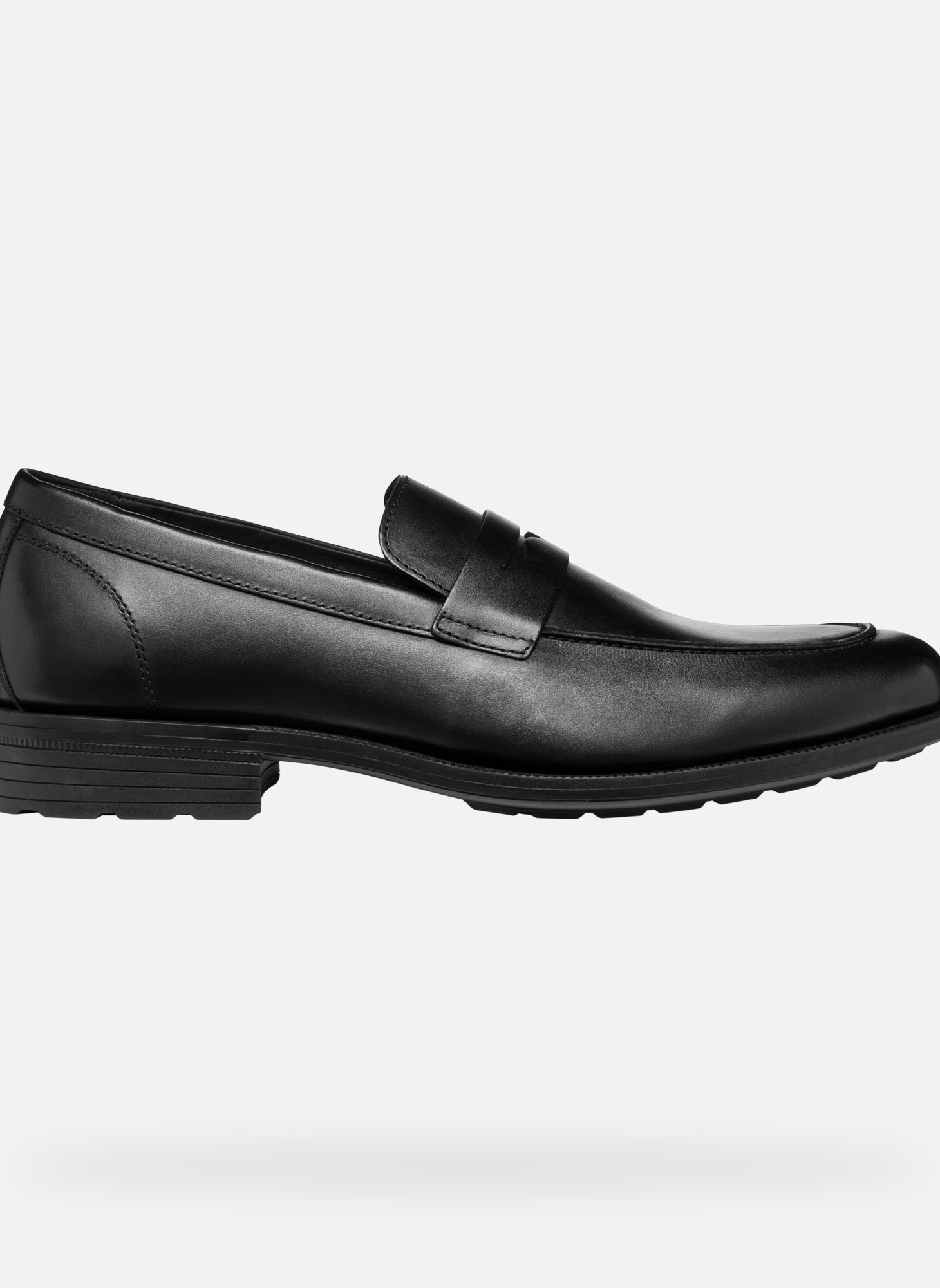 Mocassins Geox Respira En Cuir Noir Irisé - Pointure 38, Peu Portés, état Proche Du Neuf