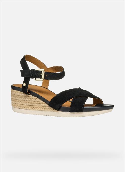 Geox Sandales ISCHIA CORDA WOMAN femme noir