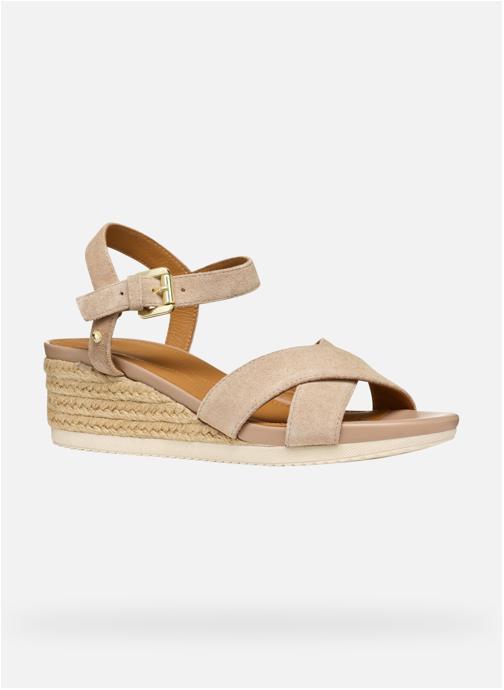 Geox Sandales ISCHIA CORDA WOMAN femme beige