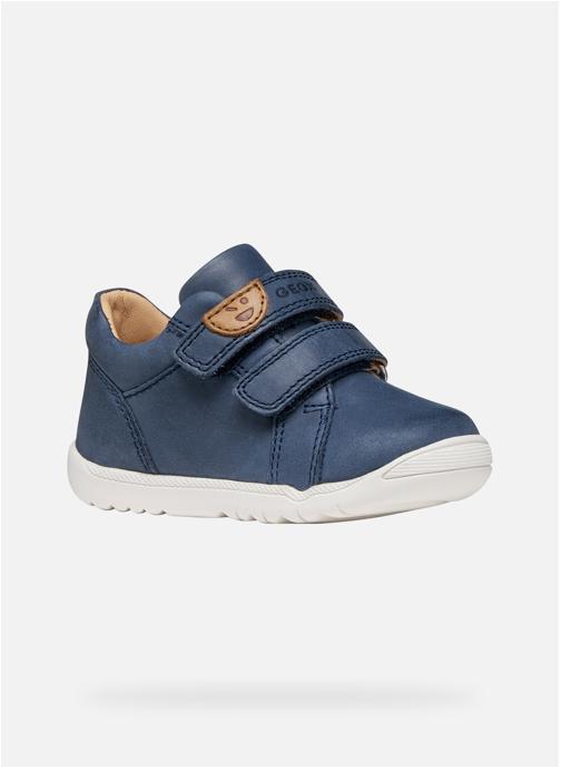 Geox Chaussons B MACCHIA BOY garçon bleu