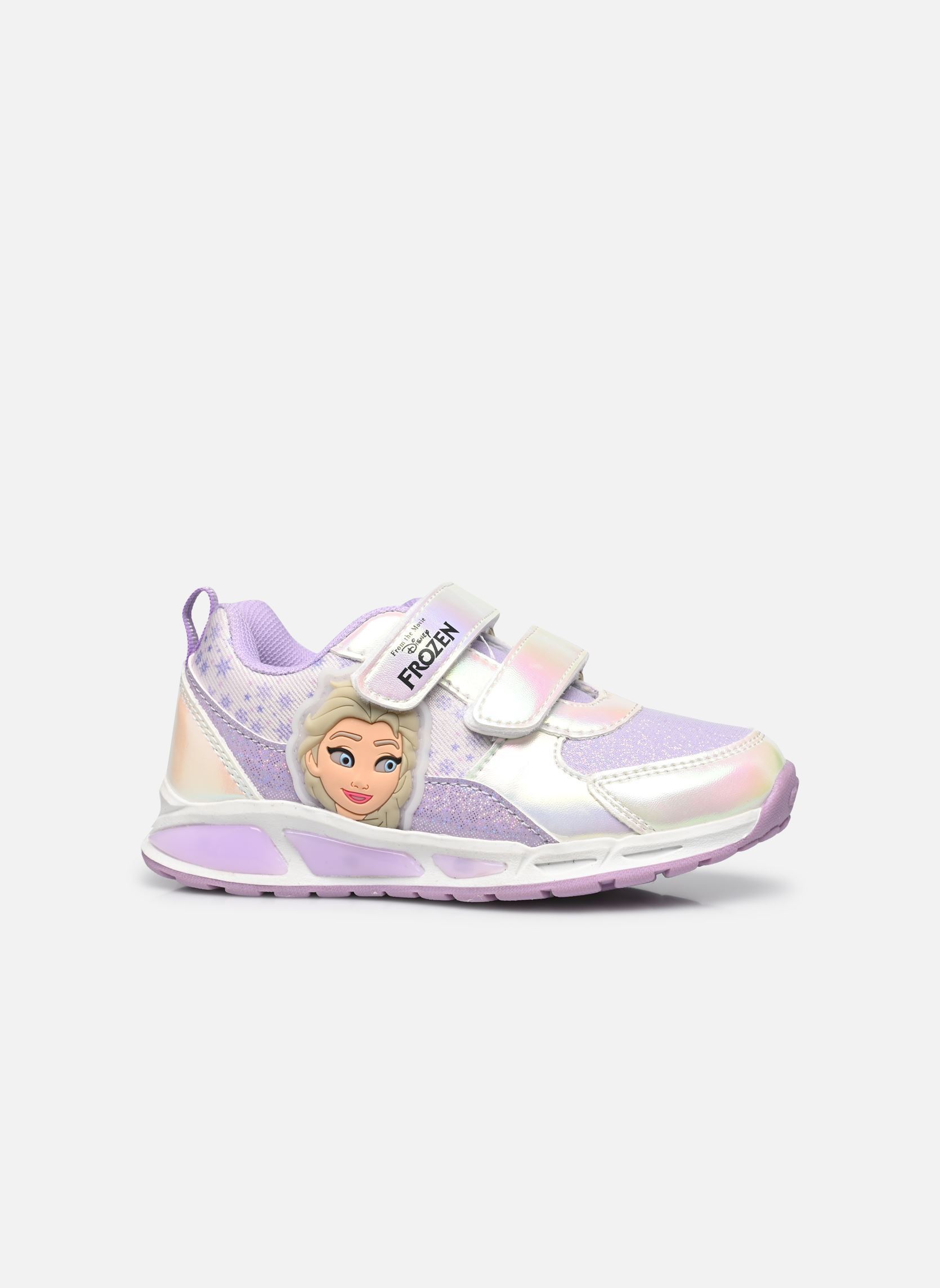Sneakers Basket 2 lumières Frozen meisjes paars MADE BY Sneakers Basket 2 lumières Frozen meisjes paars Violet