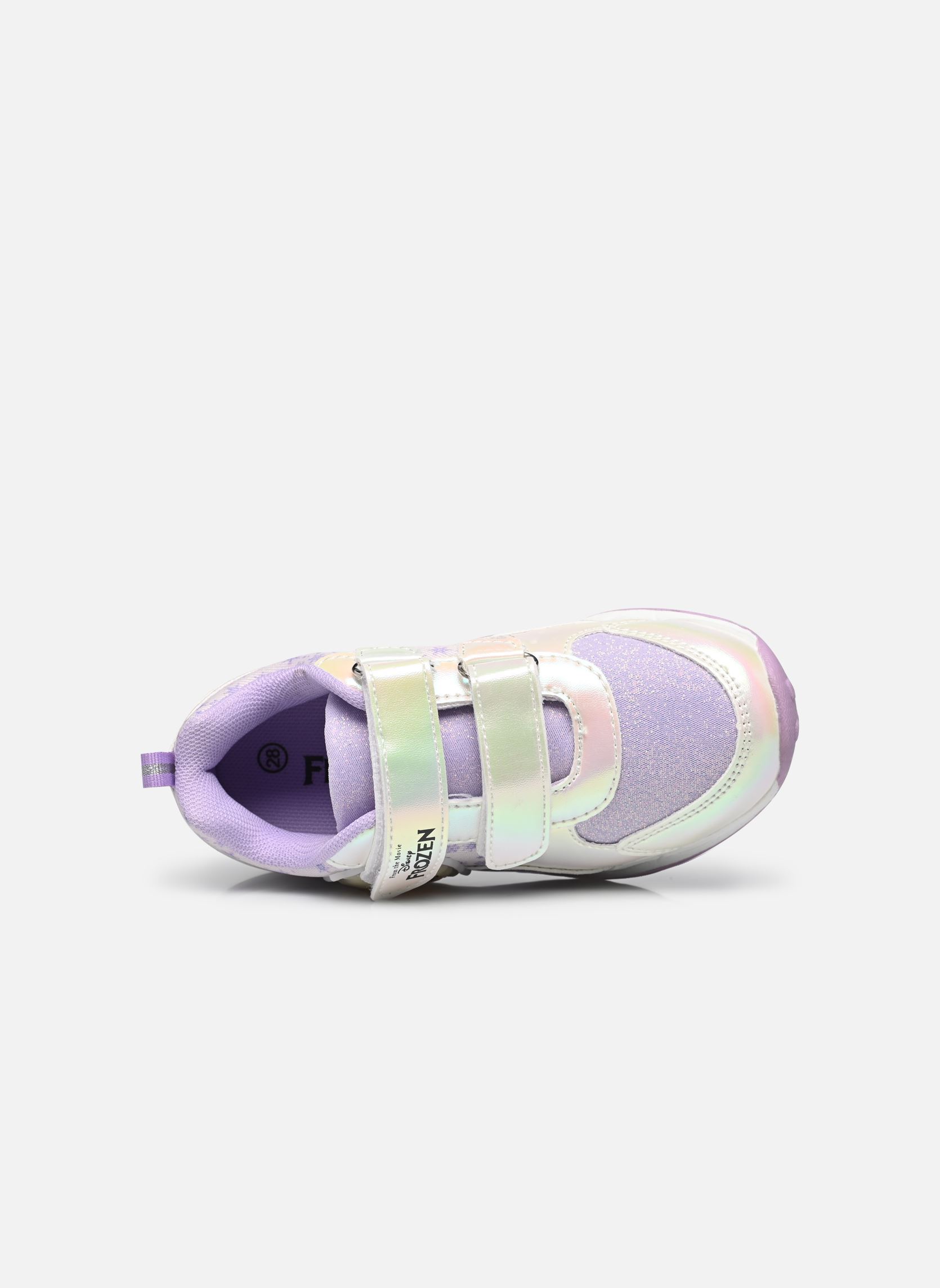 Sneakers Basket 2 lumières Frozen meisjes paars MADE BY Sneakers Basket 2 lumières Frozen meisjes paars Violet