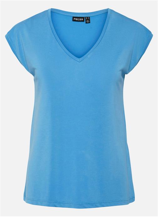 Pieces Tee-shirts bleu