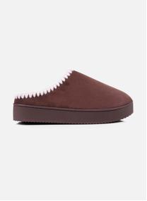 Chaussons Chaussons mules plateforme Femme Cachou femme marron