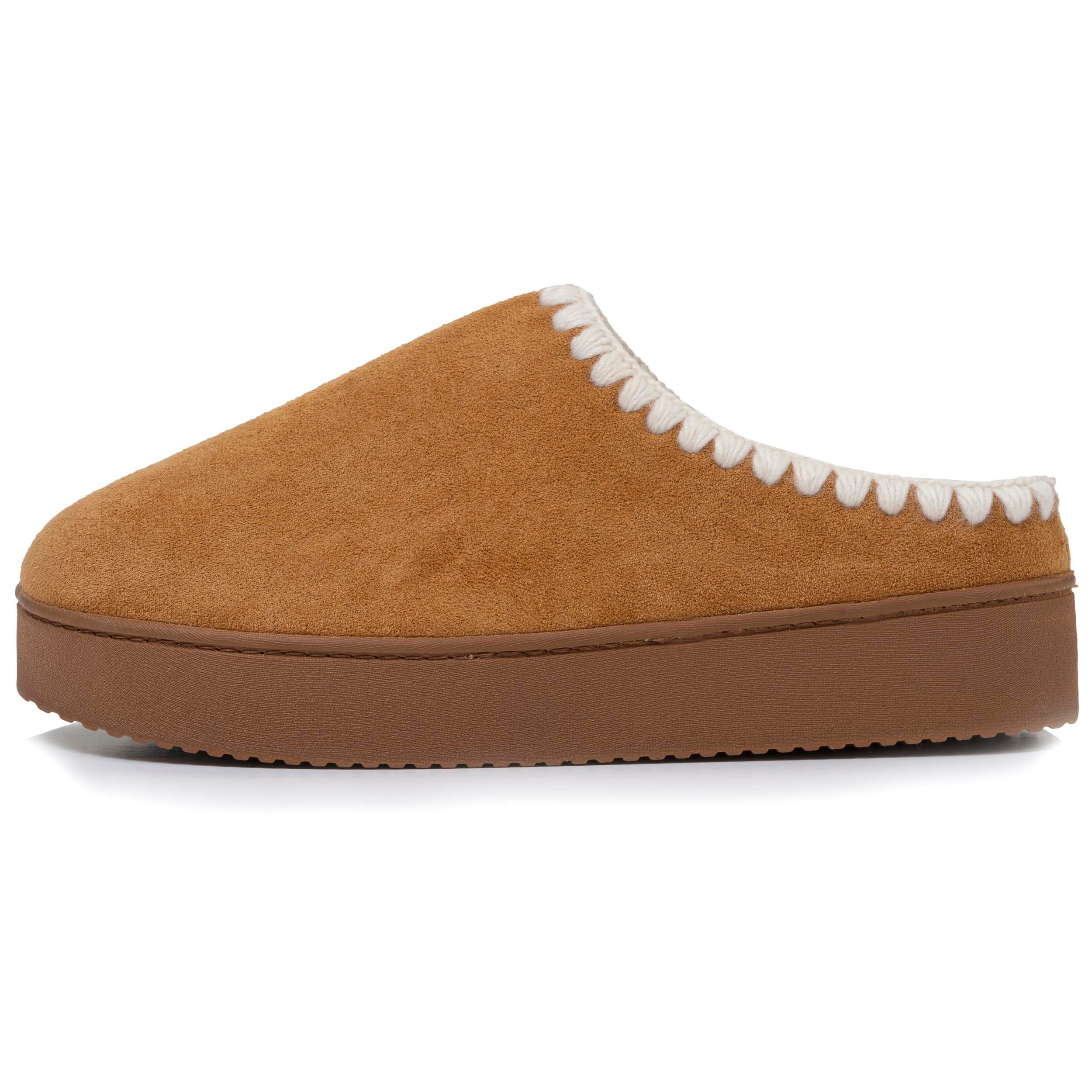 Chaussons Chaussons mules plateforme Femme Cachou femme marron Isotoner Chaussons Chaussons mules plateforme Femme Cachou femme marron Marron clair