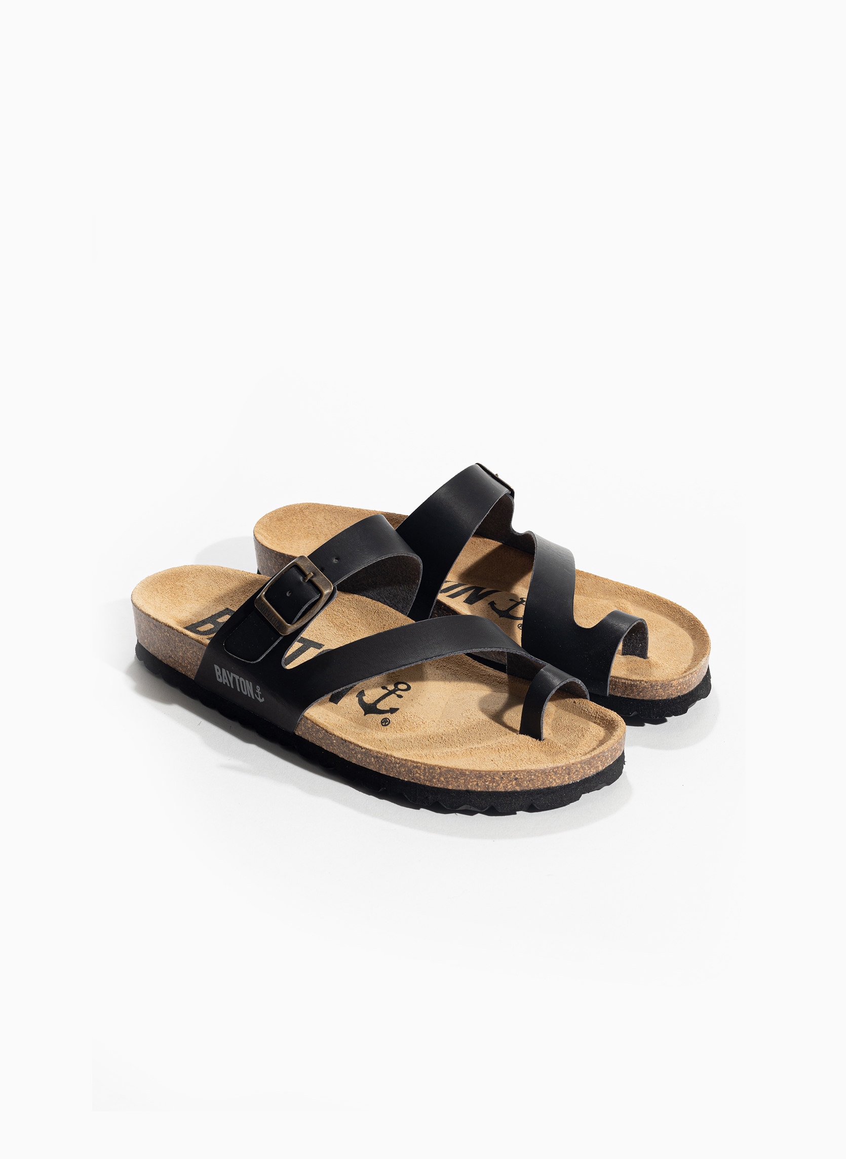 Mules Tongs BISCAYE pour femme Noir femme noir Bayton Mules Tongs BISCAYE pour femme Noir femme noir Noir