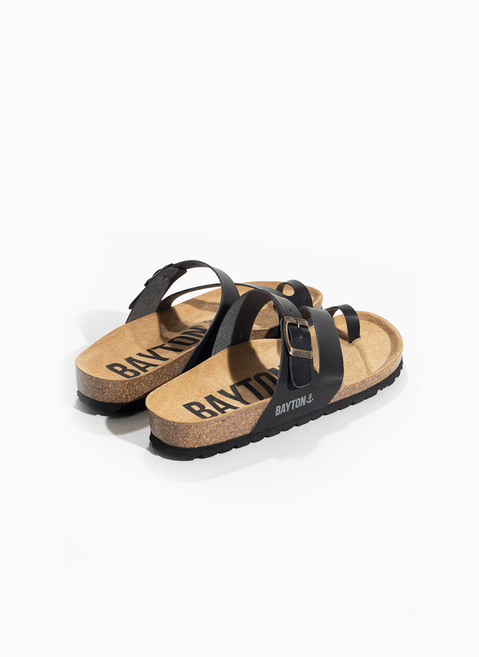 Mules Tongs BISCAYE pour femme Noir femme noir Bayton Mules Tongs BISCAYE pour femme Noir femme noir Noir