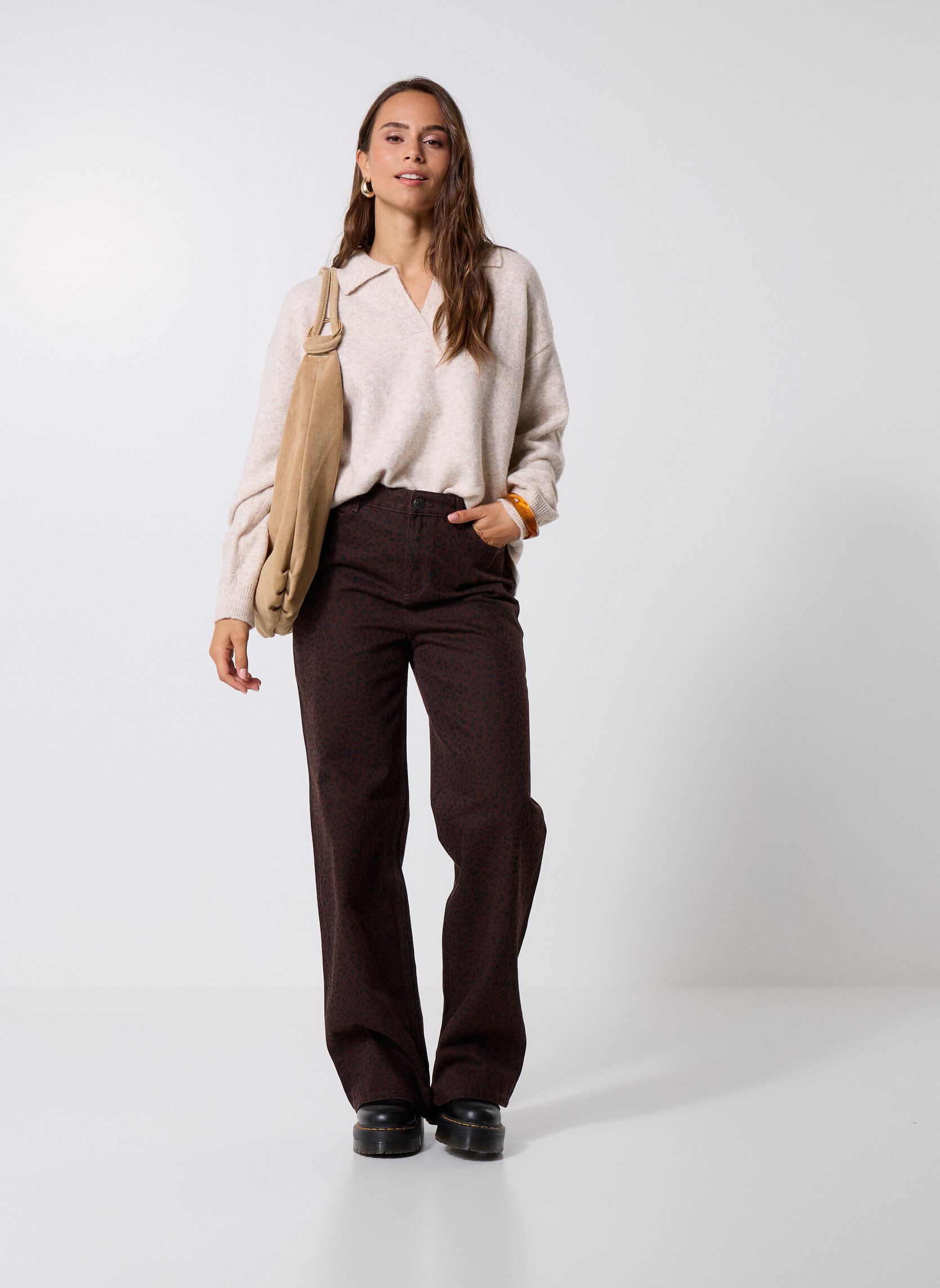 Pullover MANUELLA damen beige MADE BY Pullover MANUELLA damen beige MELANGE ECRU