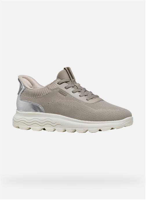 Geox Baskets basses D SPHERICA PLUS femme gris