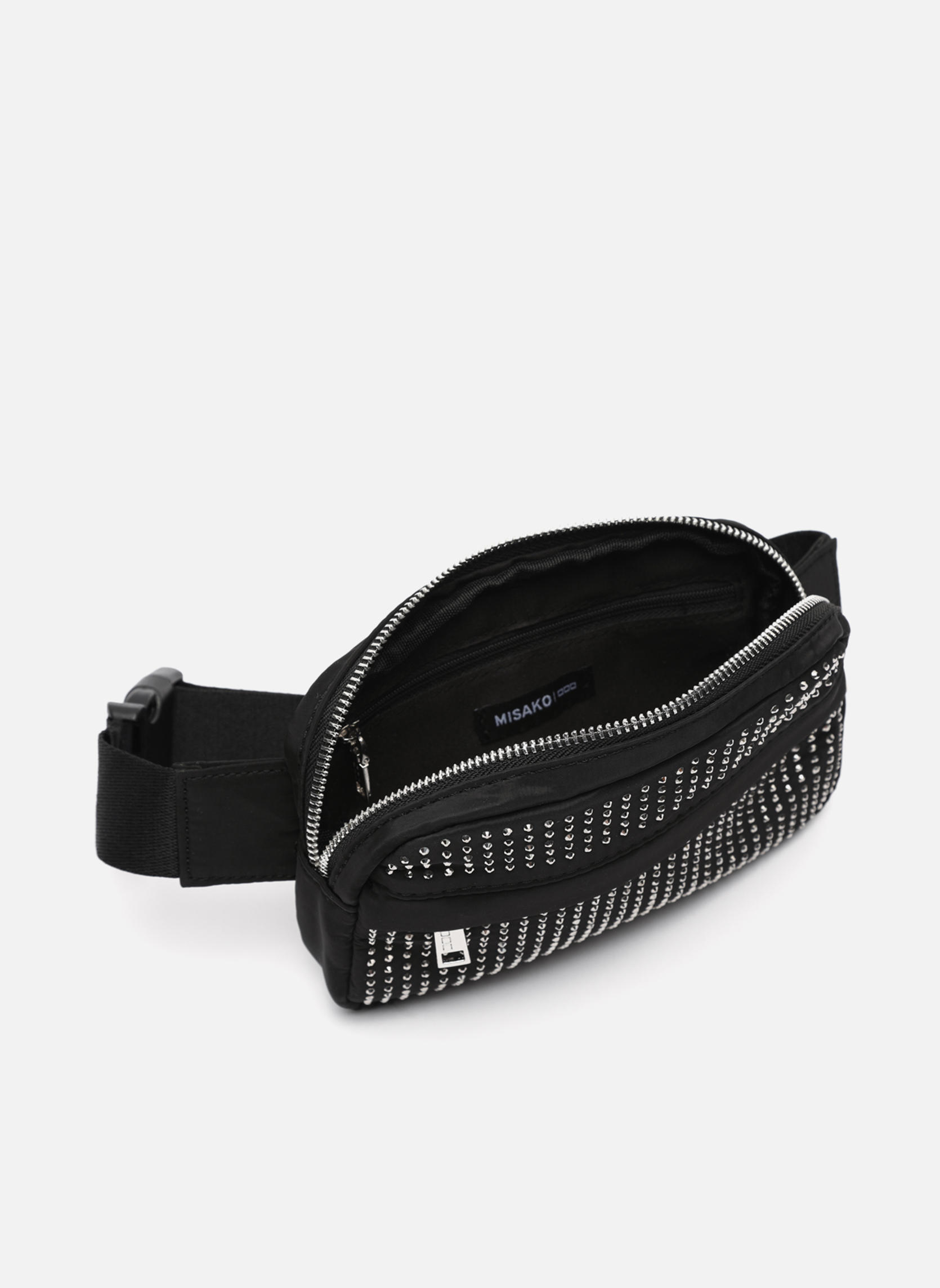 Sacs banane Banane Brillant Black femme noir Misako Sacs banane Banane Brillant Black femme noir Noir