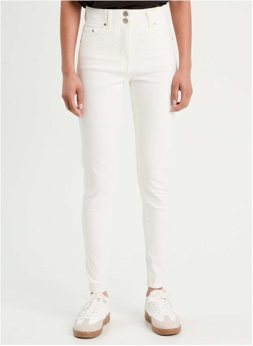 Cache Cache Jeans droit MILANO-SAIL femme blanc