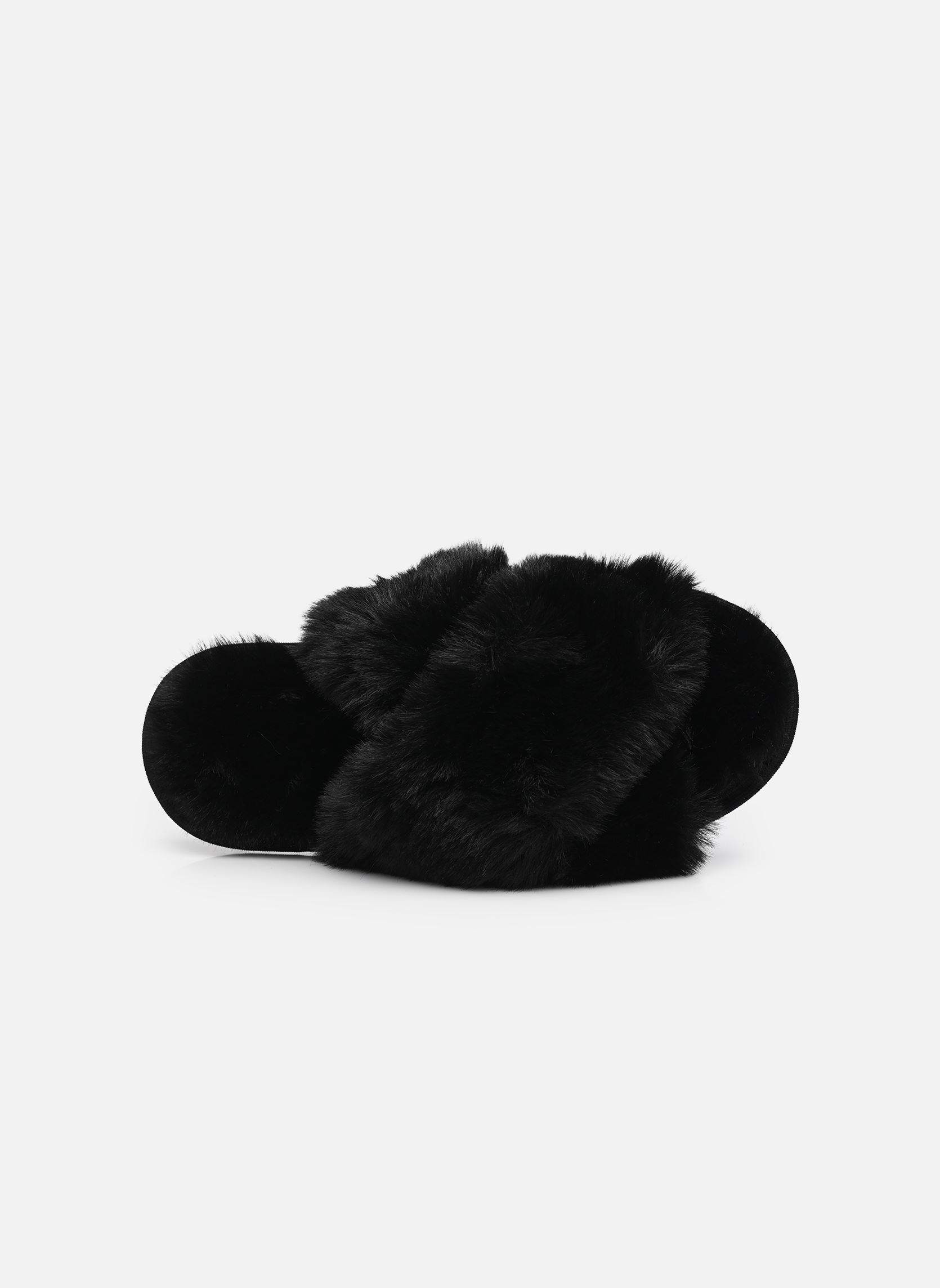 Chaussons mules MULES FOURREES croise femme noir Sarenza Wear Chaussons mules MULES FOURREES croise femme noir NOIR