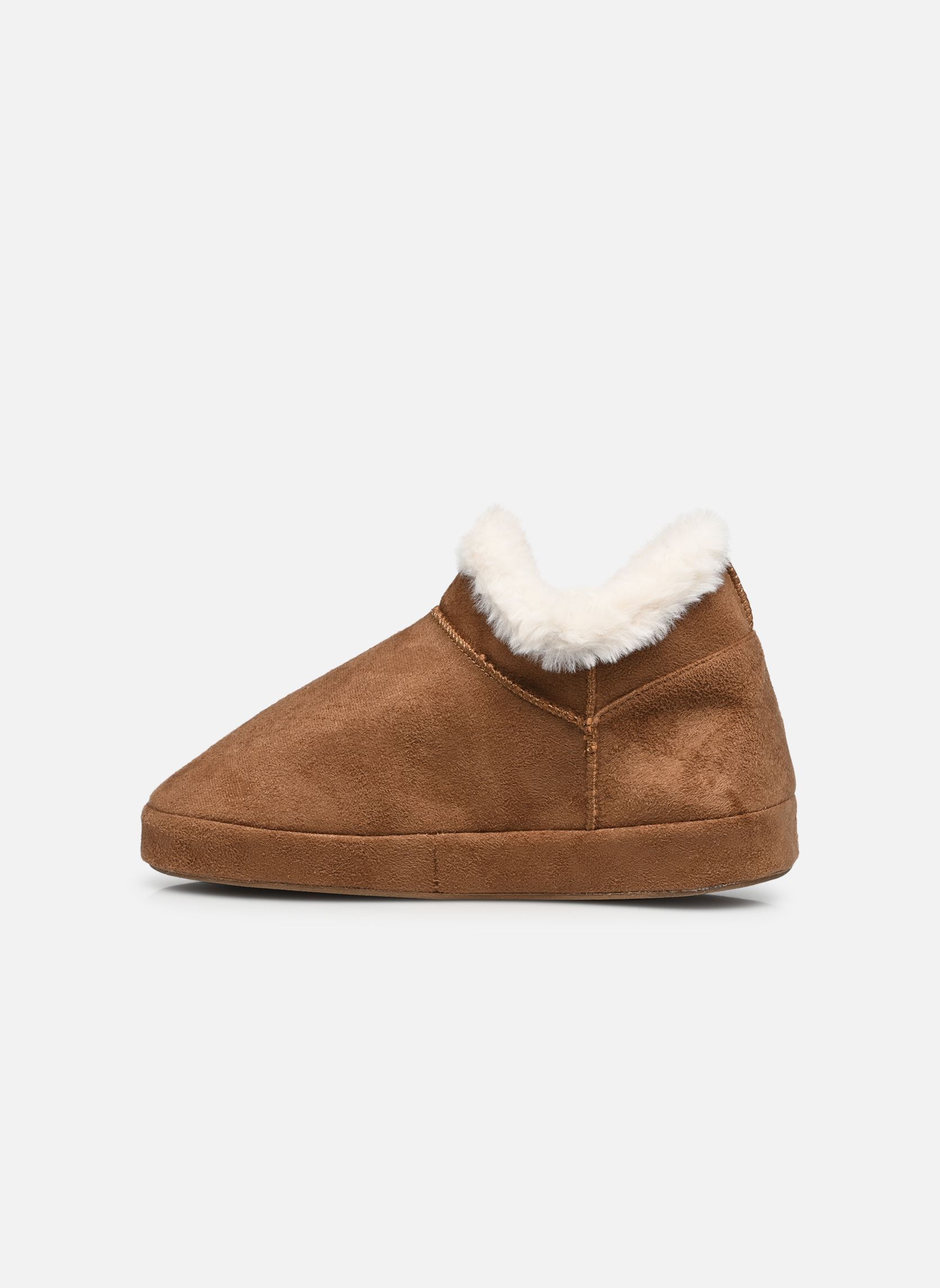 Chaussons montants BOOTS FOURREES femme marron Sarenza Wear Chaussons montants BOOTS FOURREES femme marron CAMEL