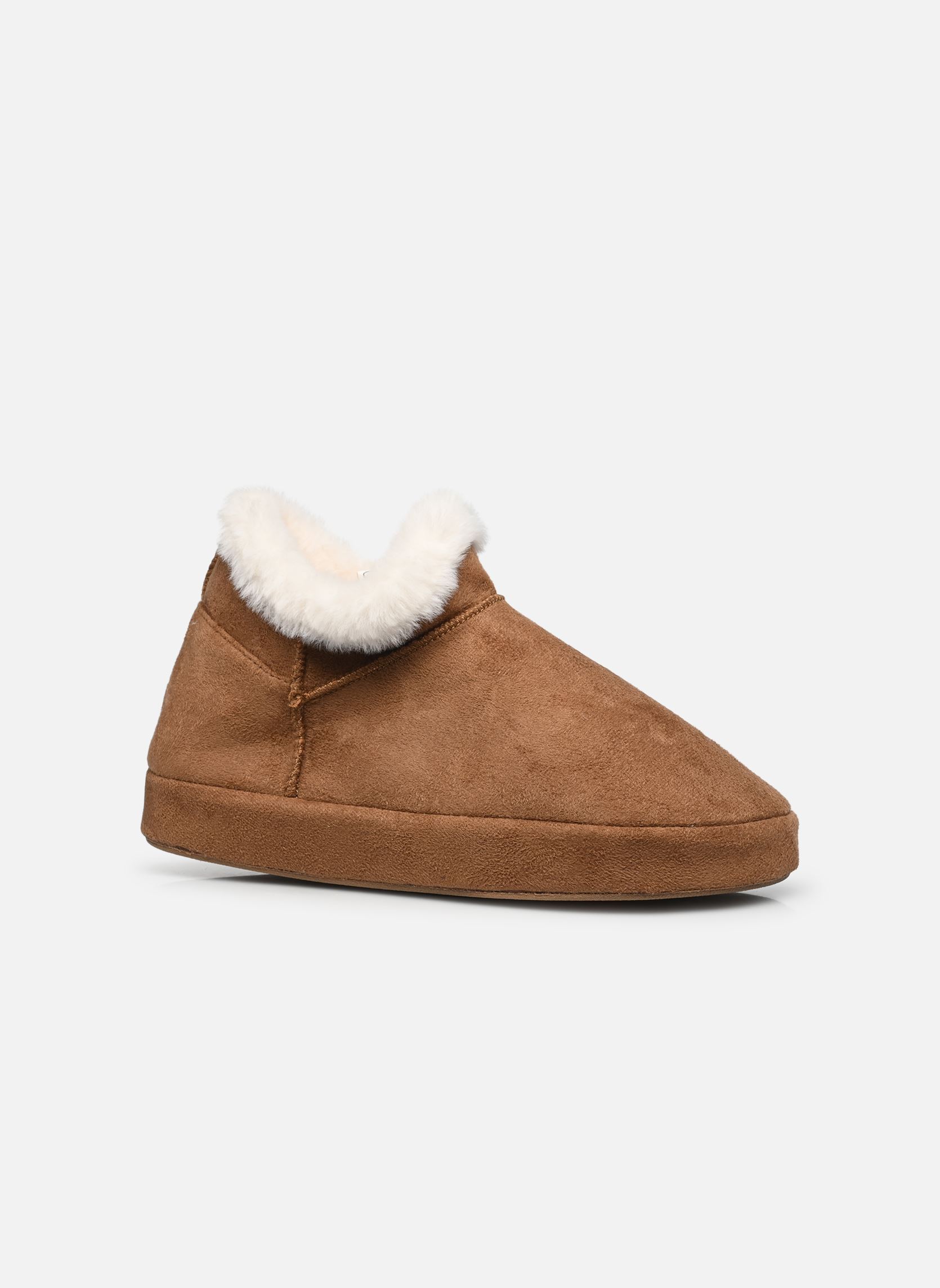 Chaussons montants BOOTS FOURREES femme marron Sarenza Wear Chaussons montants BOOTS FOURREES femme marron CAMEL