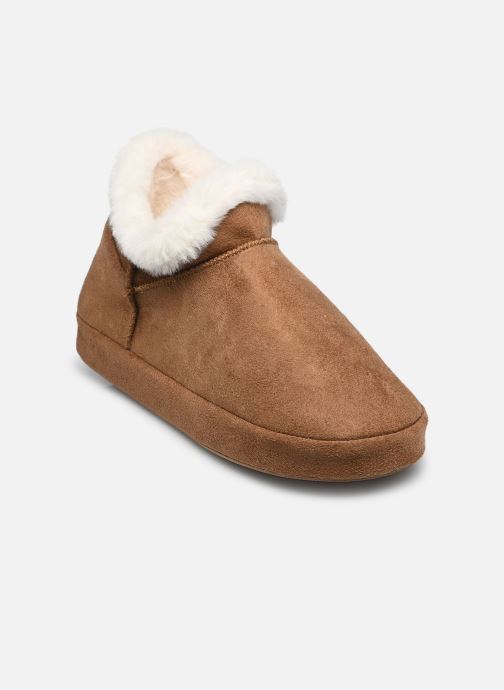 Sarenza Wear Chaussons montants BOOTS FOURREES femme marron