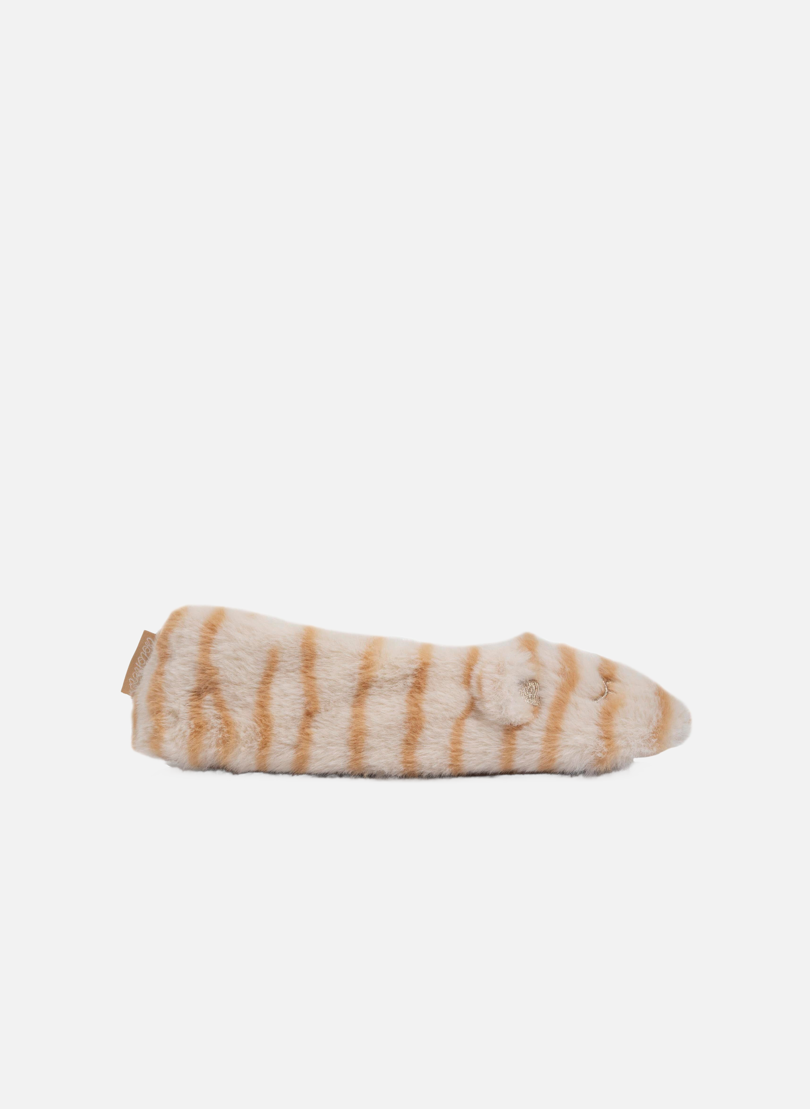 Chaussons Chaussons ballerines Femme 3D Beige tigré femme beige Isotoner Chaussons Chaussons ballerines Femme 3D Beige tigré femme beige Beige