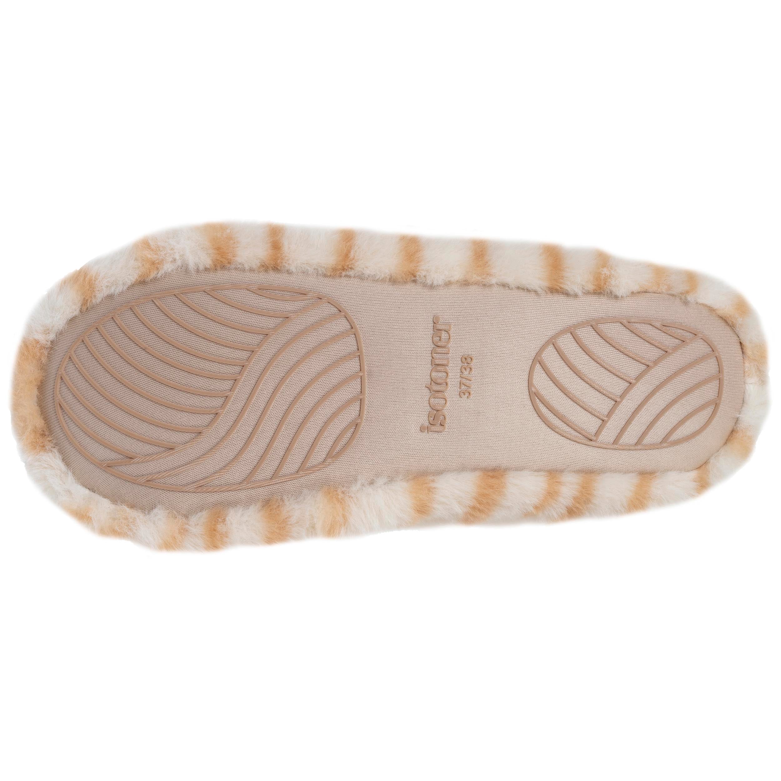 Chaussons Chaussons ballerines Femme 3D Beige tigré femme beige Isotoner Chaussons Chaussons ballerines Femme 3D Beige tigré femme beige Beige