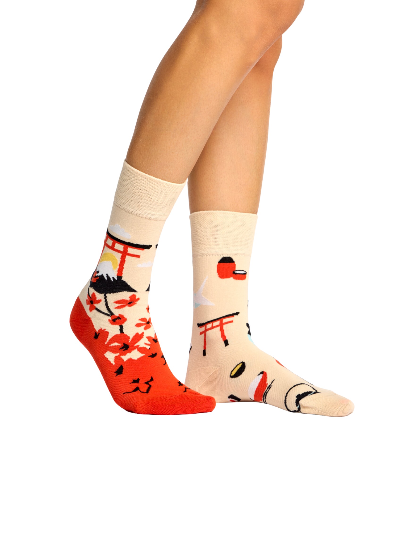 Chaussettes blanc Dedoles Chaussettes blanc Blanc & rouge