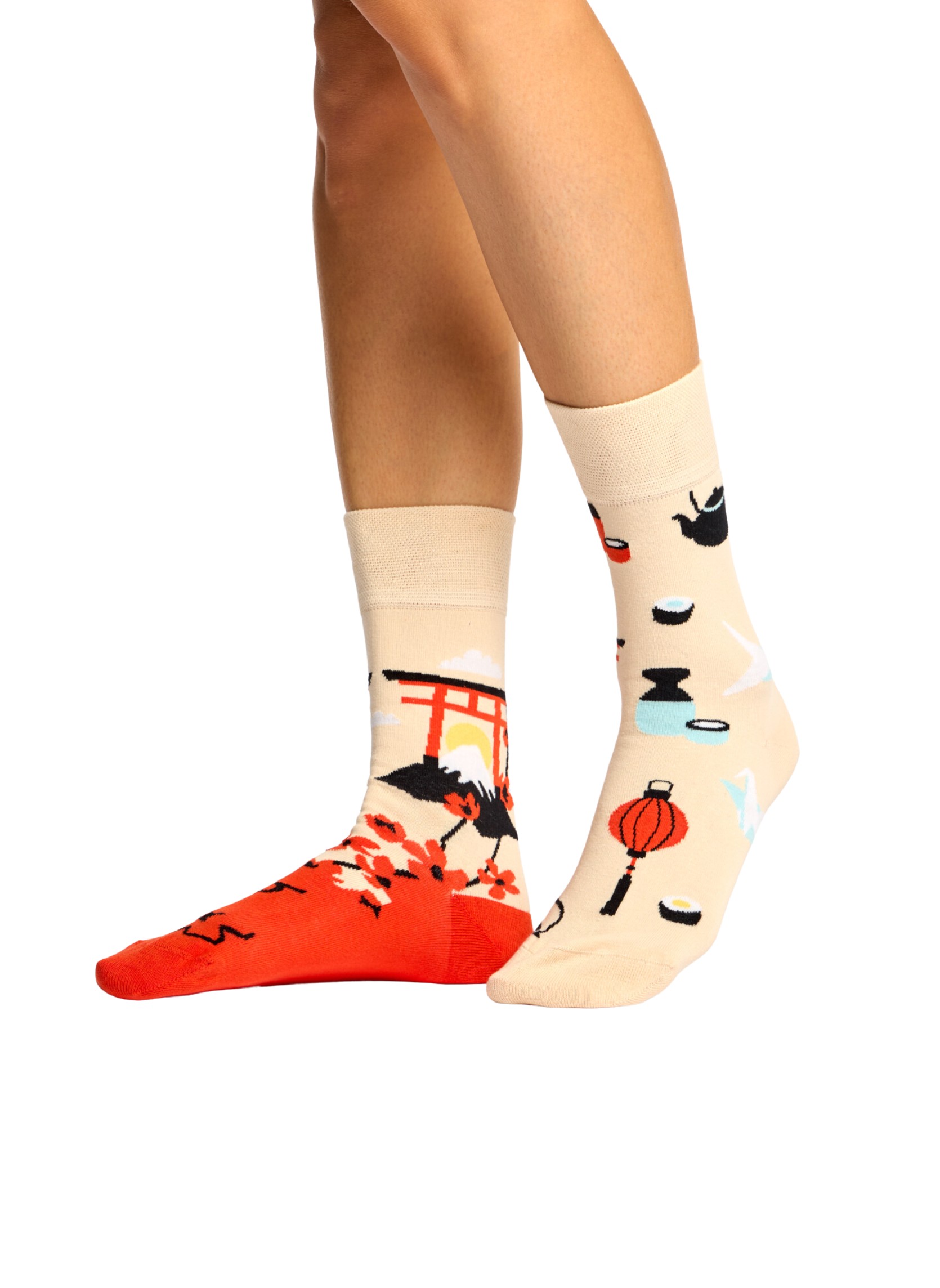 Chaussettes blanc Dedoles Chaussettes blanc Blanc & rouge