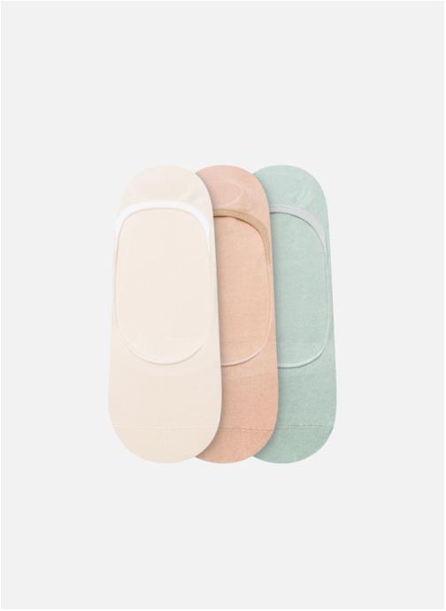 Dedoles Socquettes Lot de 3 Paires de Protège-Pieds Plage Sablonneuse femme beige