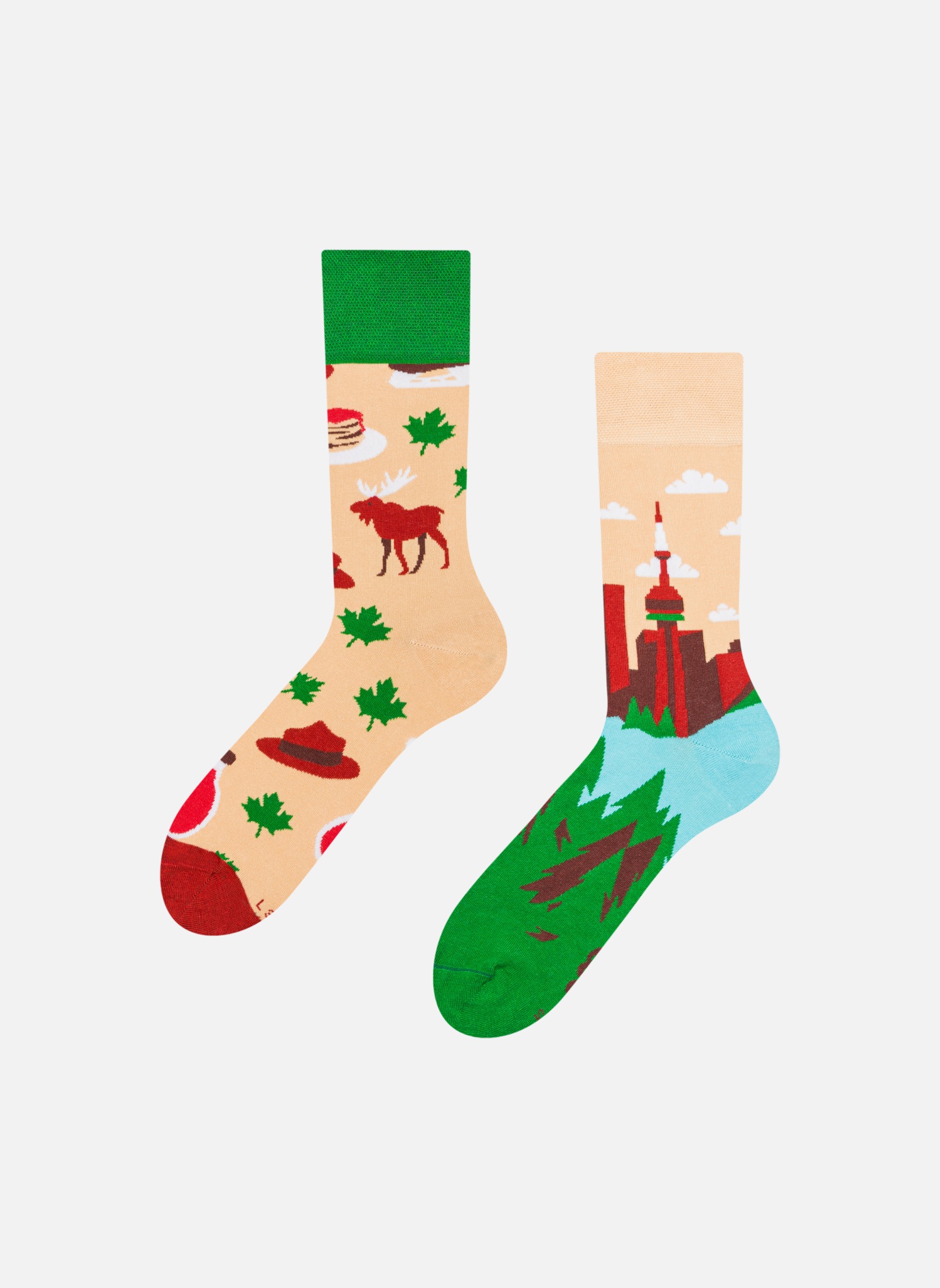 Chaussettes Chaussettes Canada homme vert Dedoles Chaussettes Chaussettes Canada homme vert Vert clair