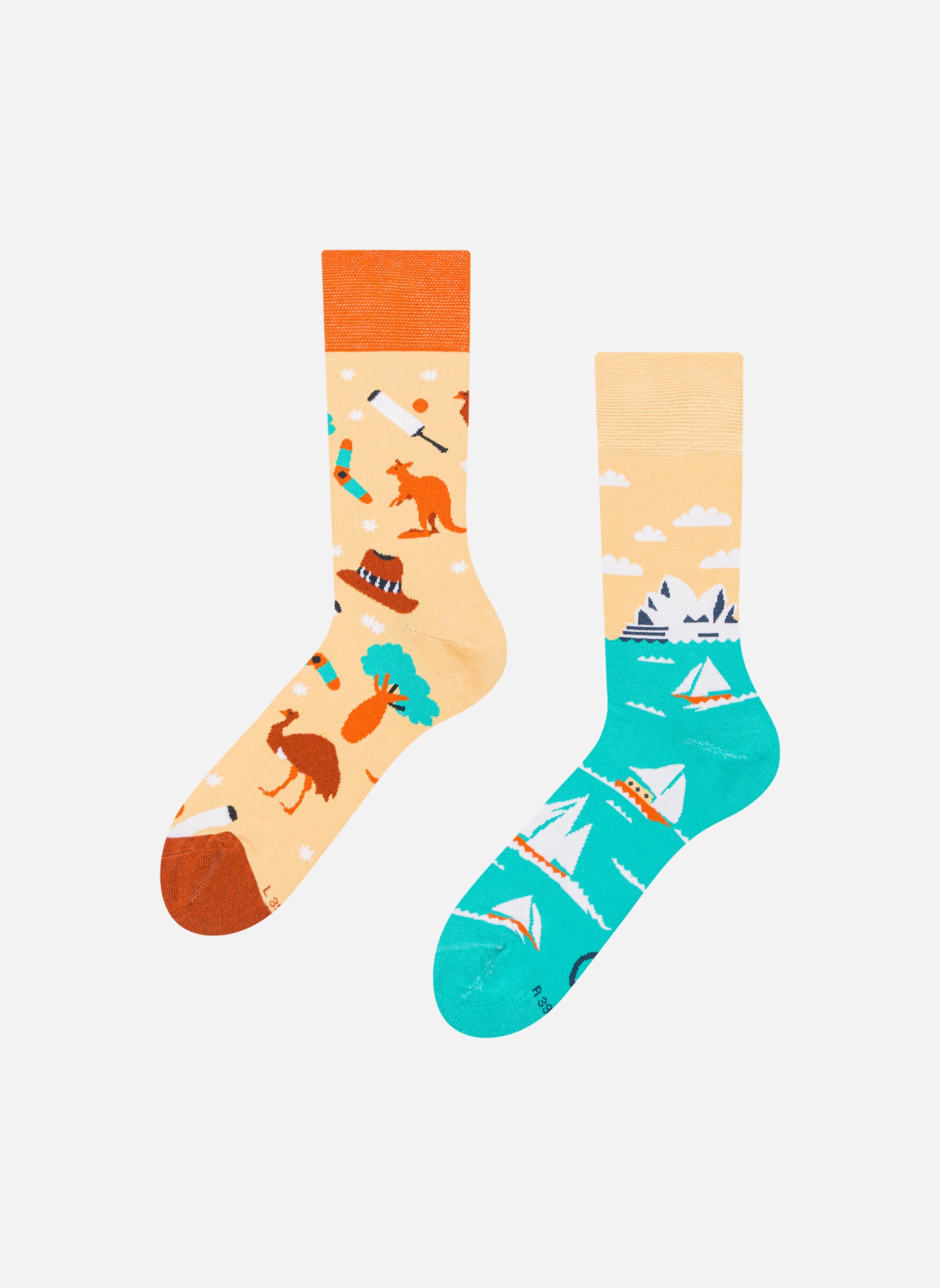 Chaussettes Chaussettes Australie homme jaune Dedoles Chaussettes Chaussettes Australie homme jaune Jaune clair