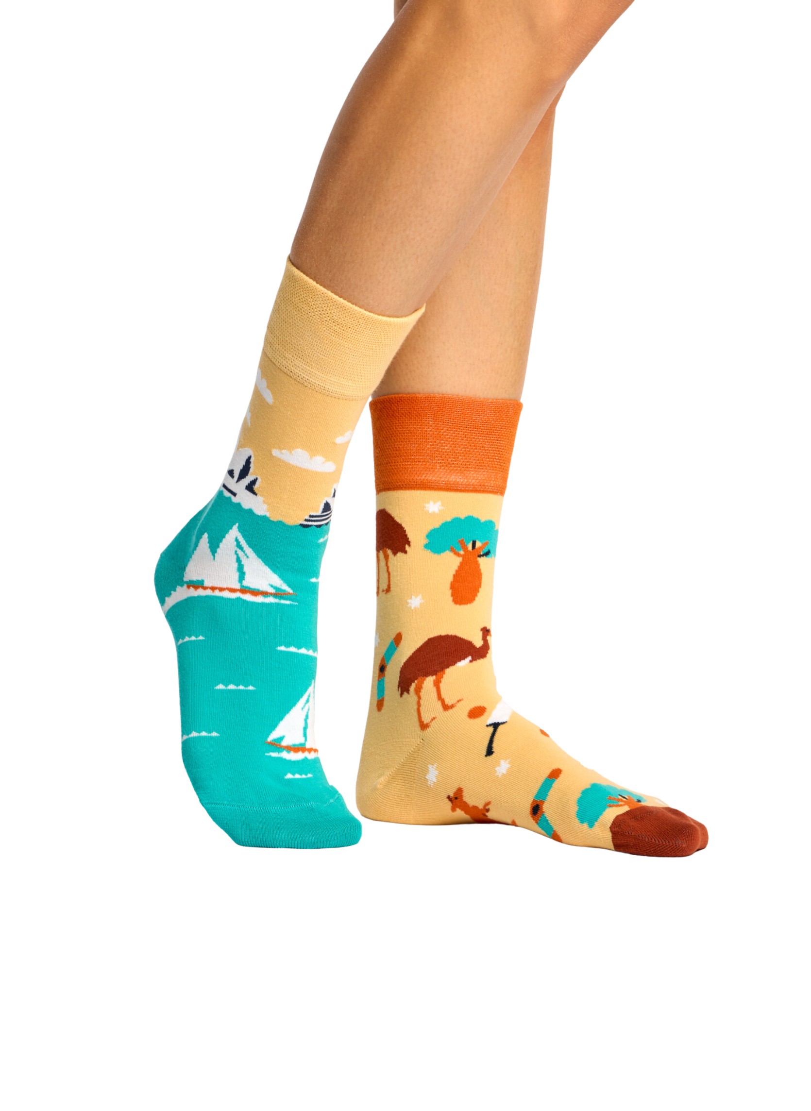 Chaussettes Chaussettes Australie homme jaune Dedoles Chaussettes Chaussettes Australie homme jaune Jaune clair