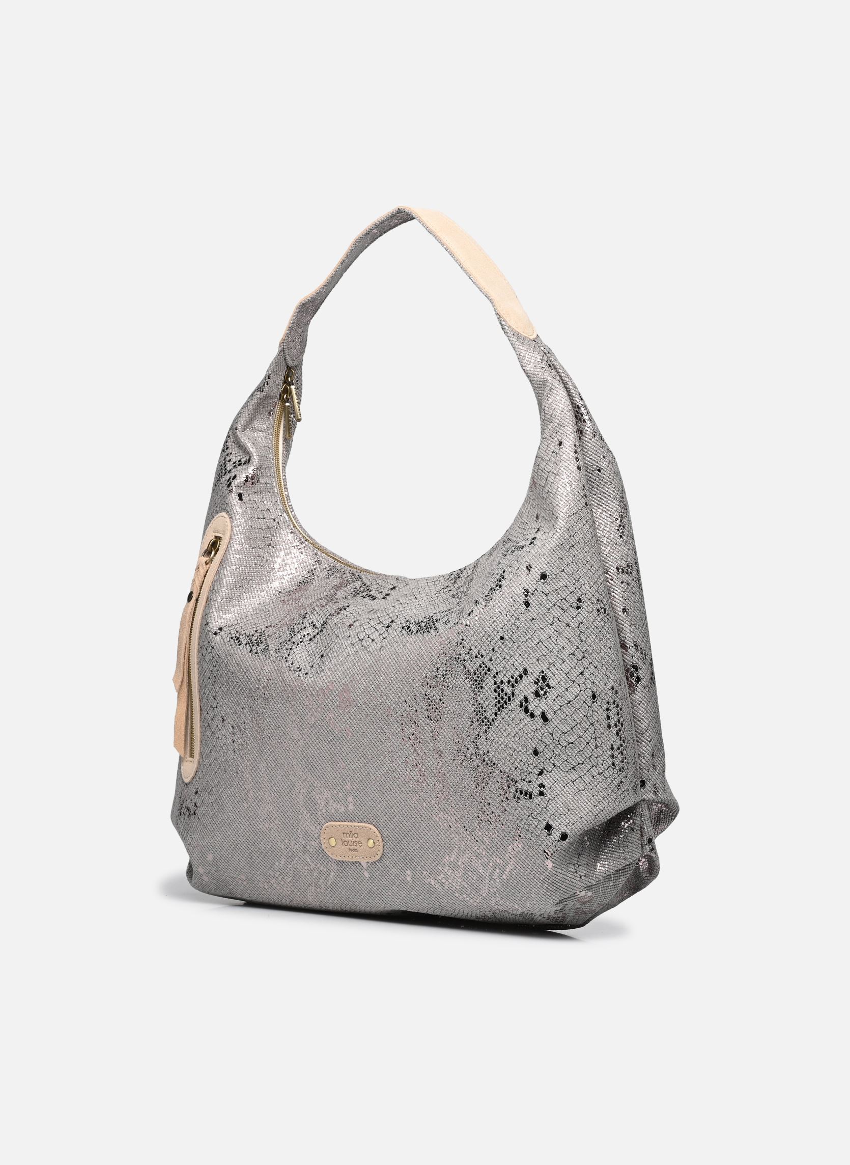 Bandolera Perla VI mujer gris Mila Louise Bandolera Perla VI mujer gris CREME