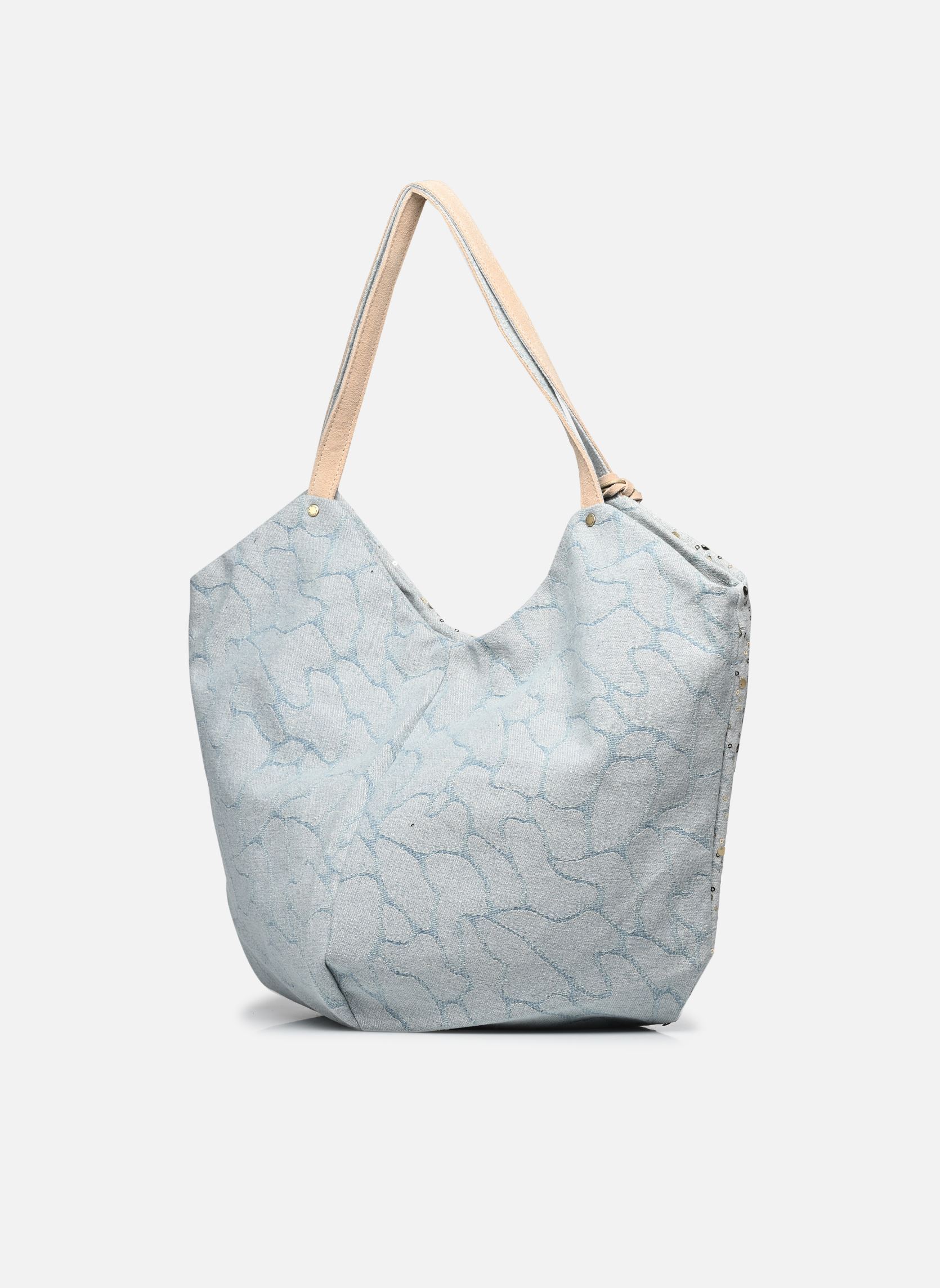 Cabas Mine JN femme bleu Mila Louise Cabas Mine JN femme bleu CREME