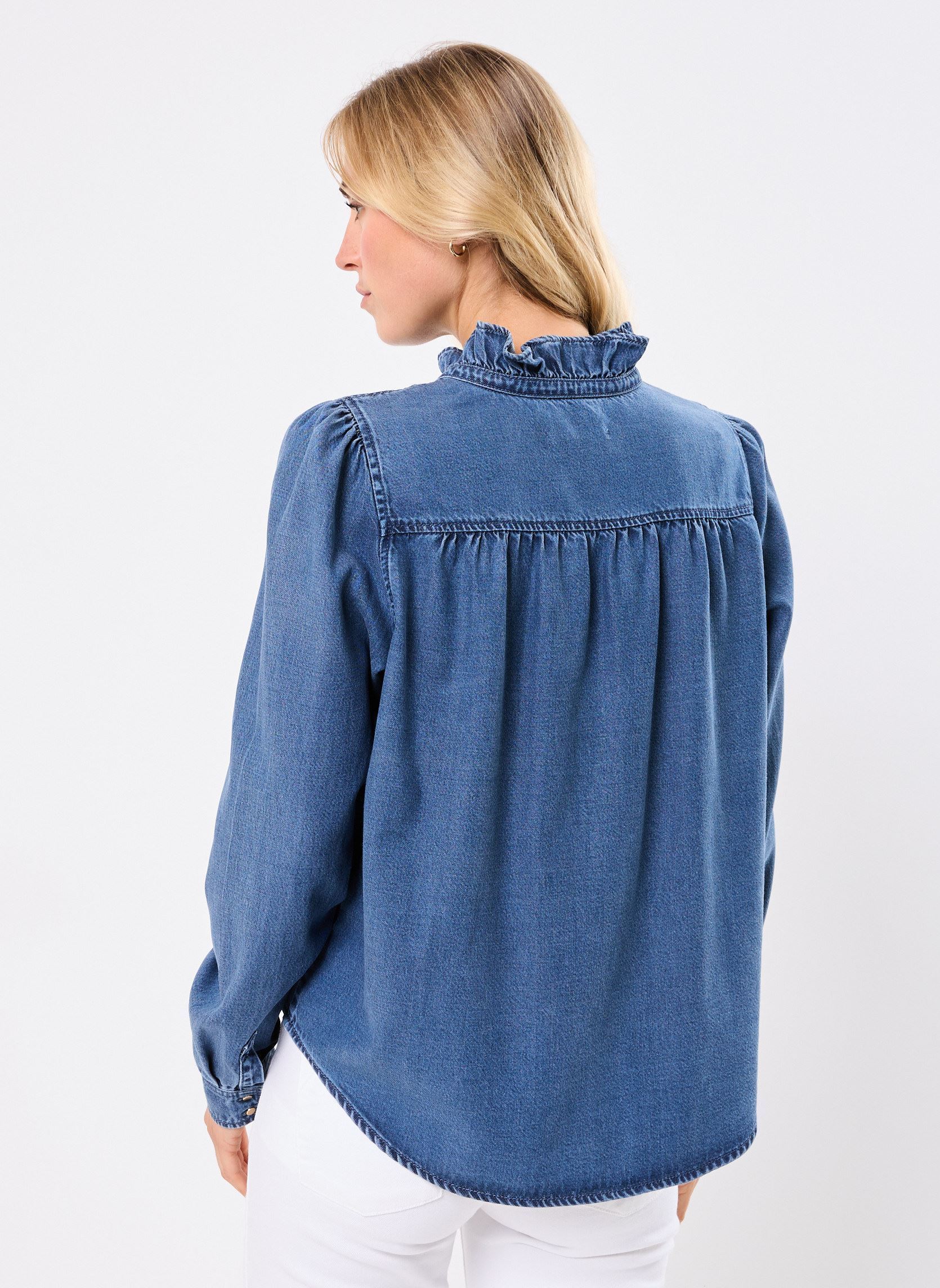 Camicie a maniche lunghe CDENIMRUF donna blu Georgia Rose Camicie a maniche lunghe CDENIMRUF donna blu DENIM STONE