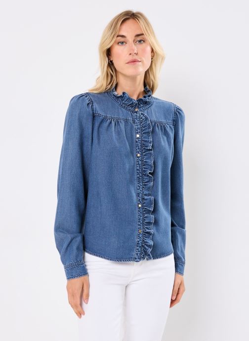 Georgia Rose Lange mouw overhemden CDENIMRUF dames blauw