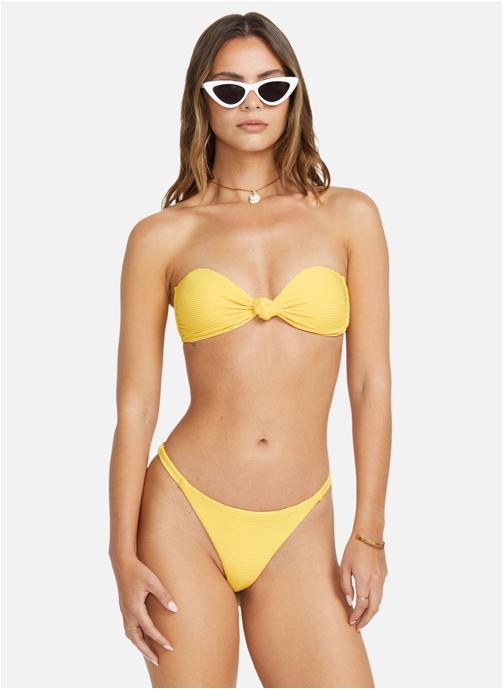 Billabong Hauts de maillot balconnet Tanlines Lola Bandeau femme jaune