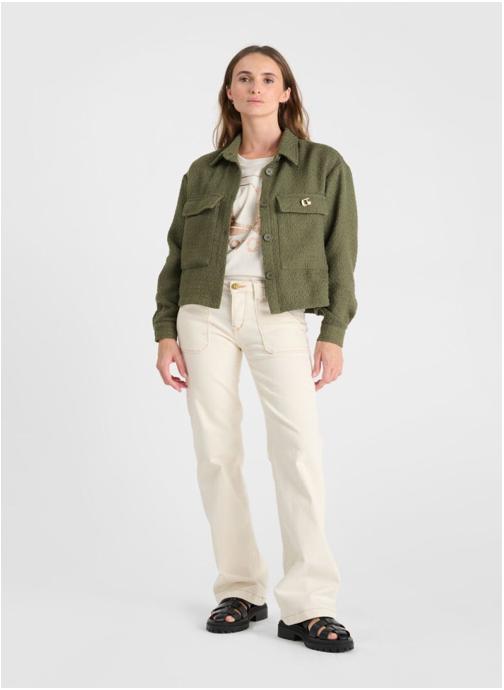 Le temps des cerises Vestes Veste MARLEY Khaki femme vert