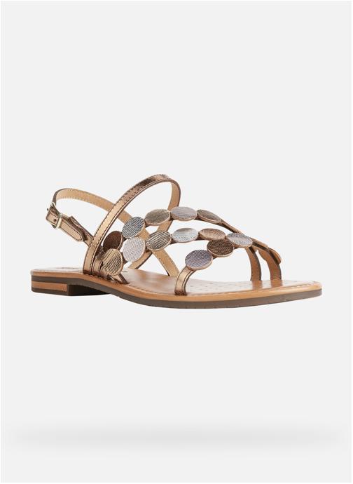 Geox Sandales SOZY S WOMAN femme or et bronze