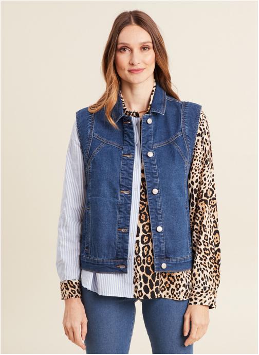 Bréal Vestes en jean VEDIMLESS femme bleu