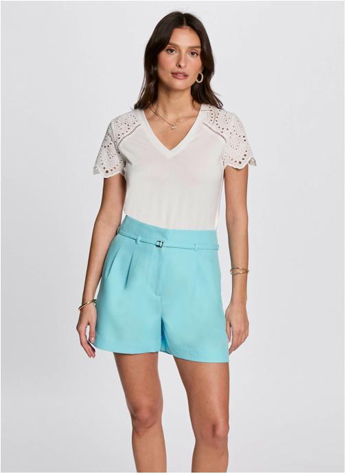 Morgan Tee-shirts 251-DMATY femme blanc