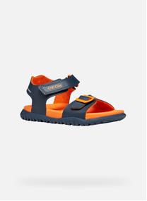 Sandales J SANDAL FUSBETTO BOY garçon bleu Geox Sandales J SANDAL FUSBETTO BOY garçon bleu Bleu marine