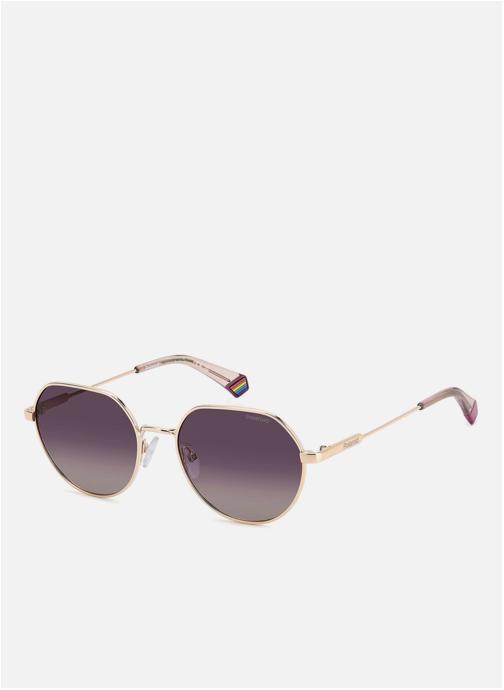 Polaroid Lunettes de soleil Lunettes de Soleil PLD 6236/S/X Gold Violet/ Burgundy Shaded Polarized homme or