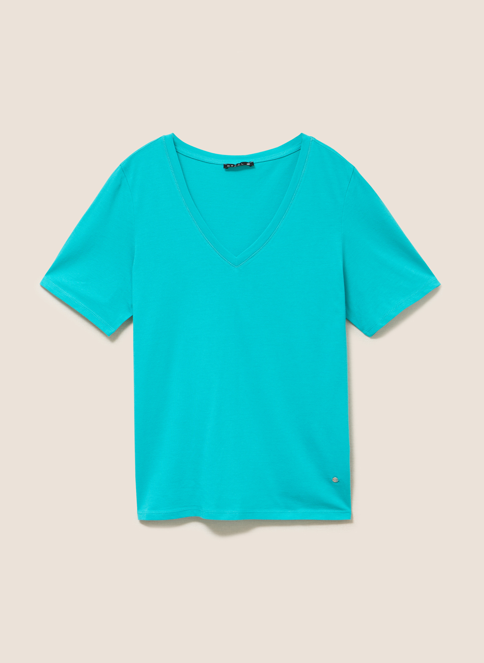 Tee-shirts TIBRICOEUR femme bleu Bréal Tee-shirts TIBRICOEUR femme bleu Turquoise