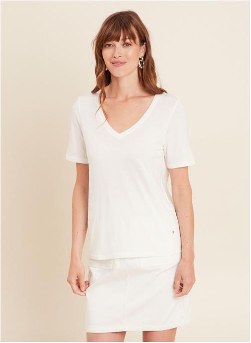 Bréal Tee-shirts TIBRICOEUR femme blanc