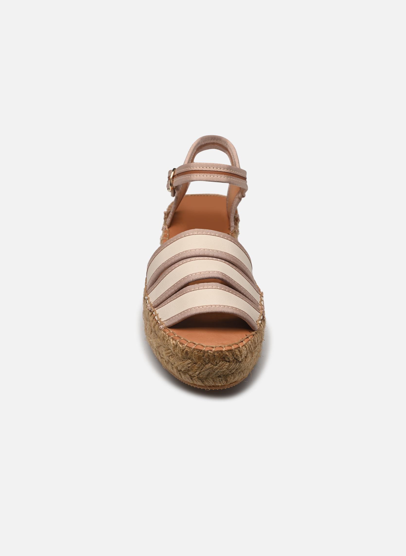 Espadrillas con zeppa e plateau Arachis donna bianco Naguisa Espadrillas con zeppa e plateau Arachis donna bianco ECRU BEIGE