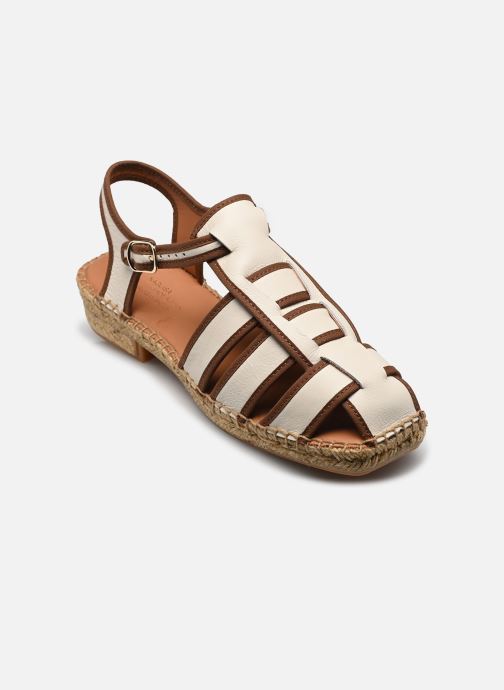 Naguisa Flache Sandalen Sativa damen braun