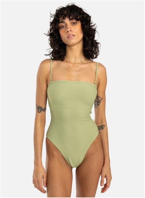 Billabong 1 pièce Tanlines femme vert
