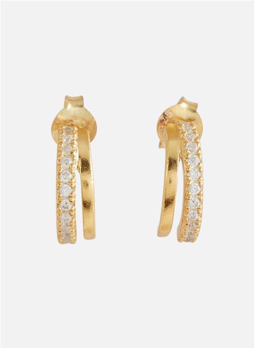 Balaboosté Boucles d'oreilles femme or et bronze