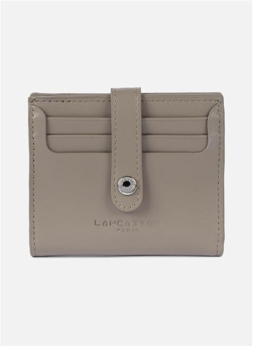 Porte-cartes Lancaster Sierra PM En Cuir De Vachette Grainé Noir - 3 Emplacements Carte + Porte-monnaie - Fermoir Rabat
