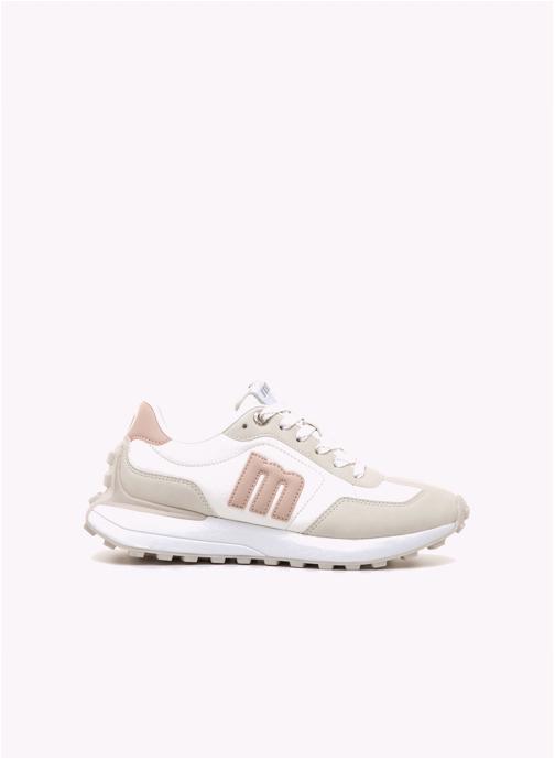 MTNG Baskets basses Sneakers Femme MTNG ZINC blanc femme rose