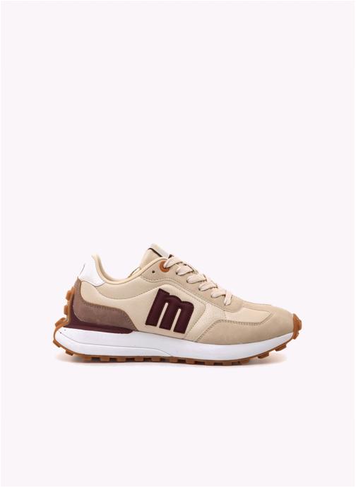 MTNG Baskets basses Sneakers Femme MTNG ZINC noir femme beige