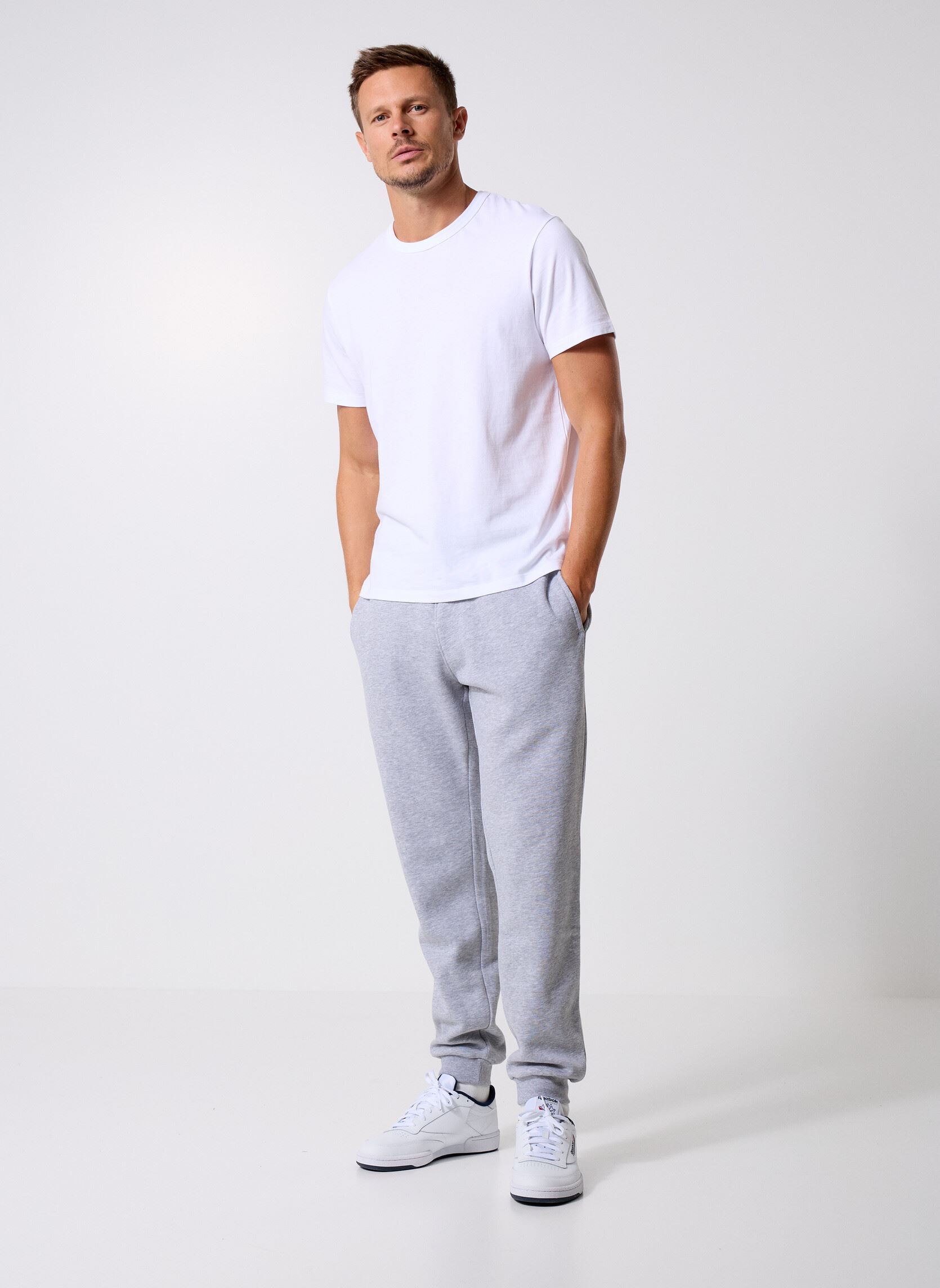 Joggingbroeken PSIMON2 jogging heren grijs MADE BY Joggingbroeken PSIMON2 jogging heren grijs Z*GRIS CHINE